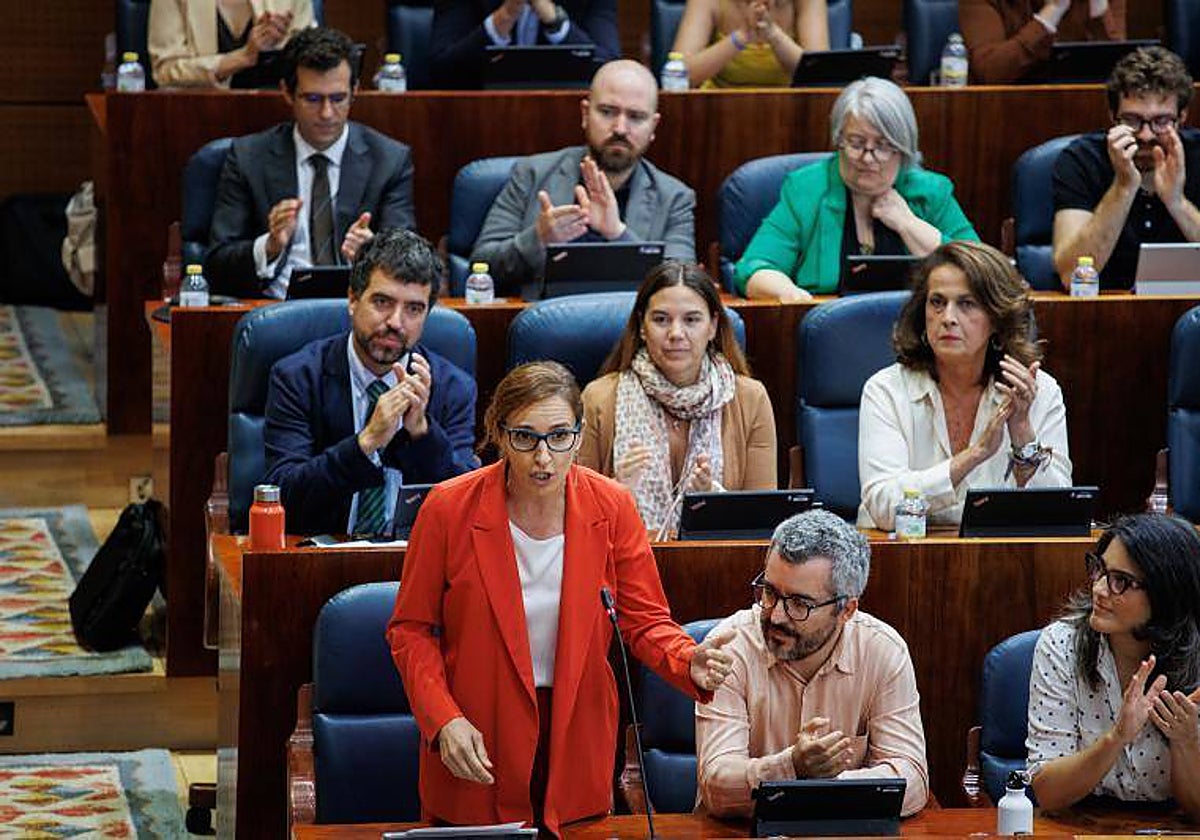 La portavoz de Más Madrid, Mónica García