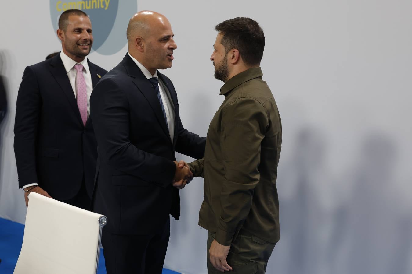 Zelenski, en su visita este jueves a Granada para la cumbre internacional