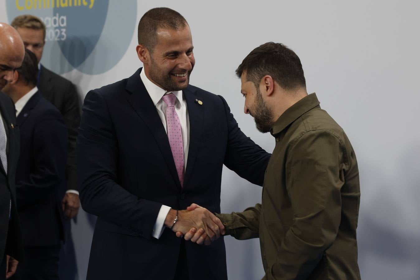 Zelenski, en su visita este jueves a Granada para la cumbre internacional