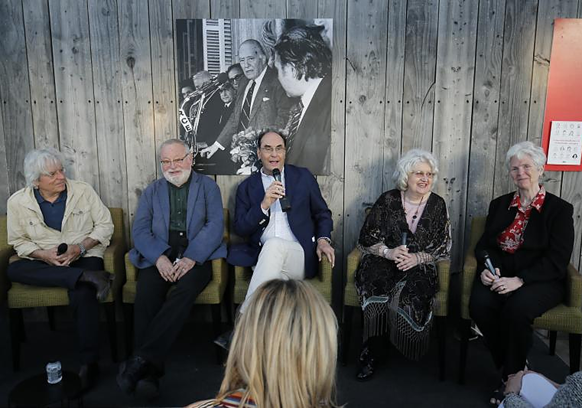 Alejo Vidal-Quadras, en el centro, en un acto en 2019 para presentar un libro sobre el constitucionalismo en la Unión Europea