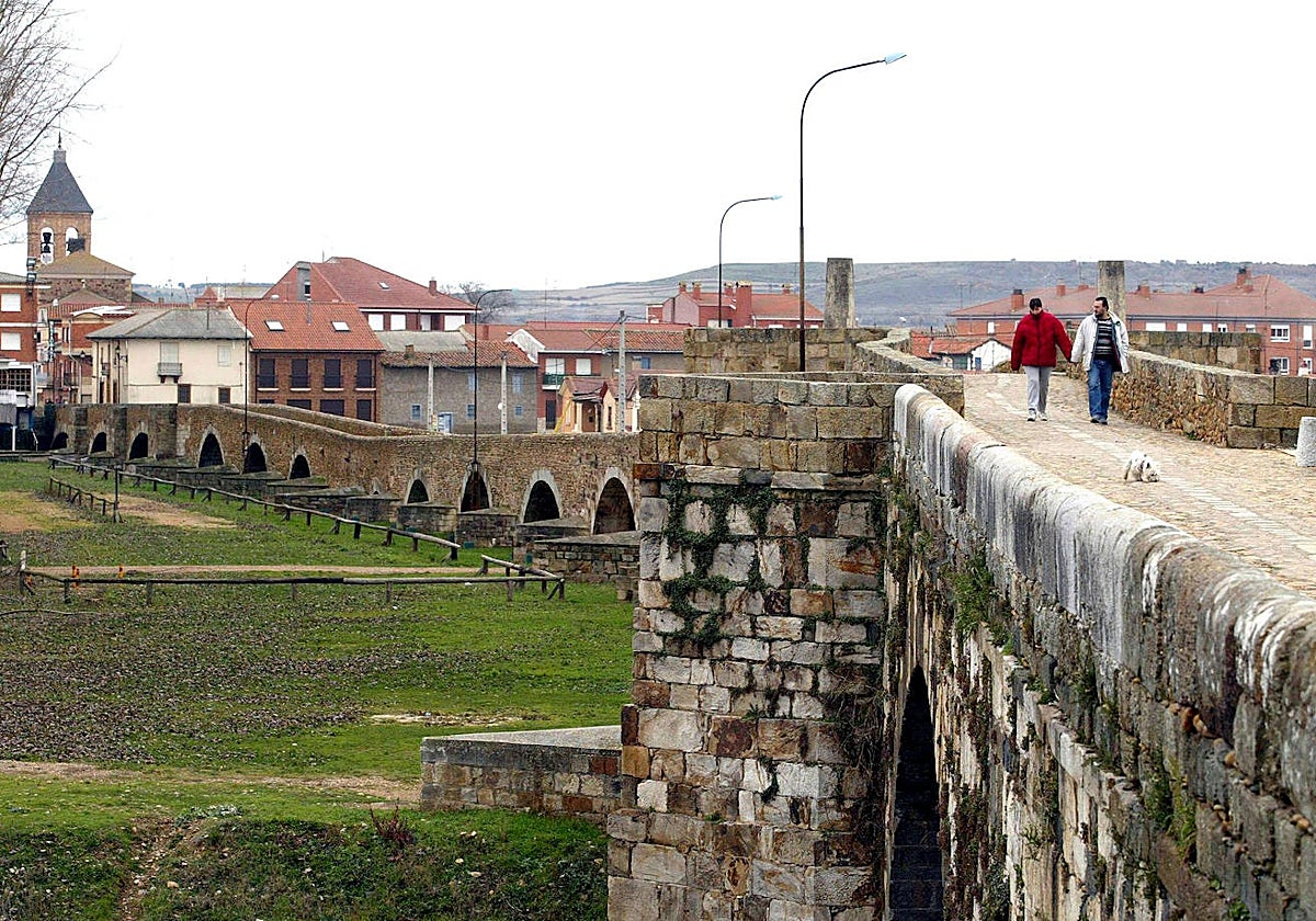 Puente de Orbígo (León), protagonista del 'Paso honroso de don Suero de Quiñones'