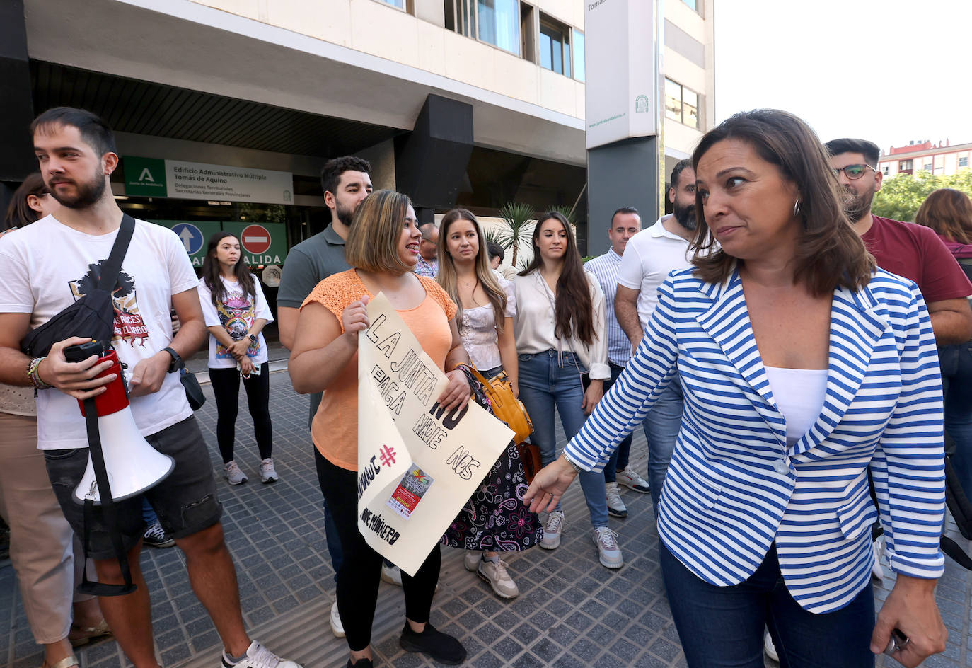 Fotos: La protesta por el retraso en el cobro del bono de alquiler joven