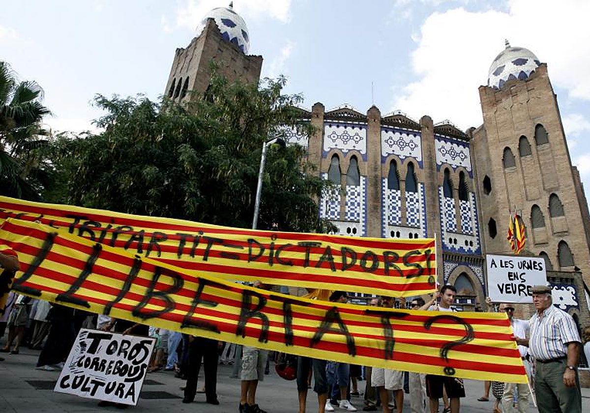 Protesta por la prohibición de