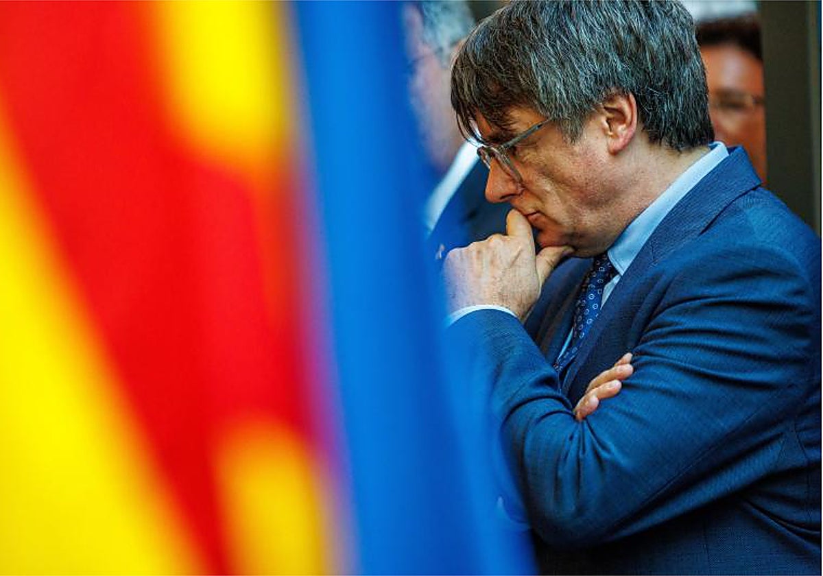 El expresidente de la Generalitat de Cataluña Carles Puigdemont, esta semana en Bruselas.