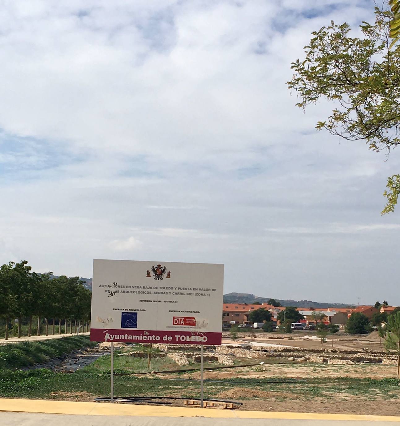 Las imágenes de las obras en Vega Baja