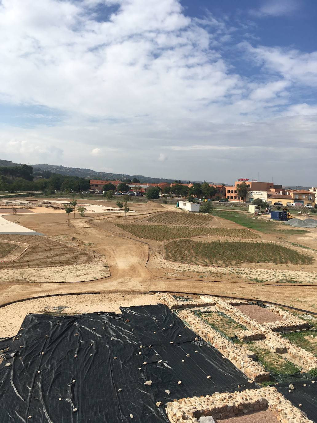 Las imágenes de las obras en Vega Baja