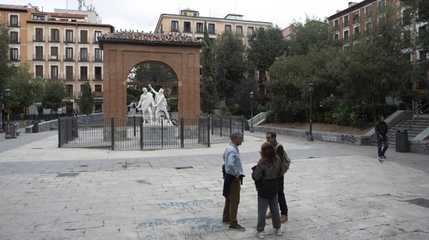 La Plaza del Dos de Mayo, este lunes