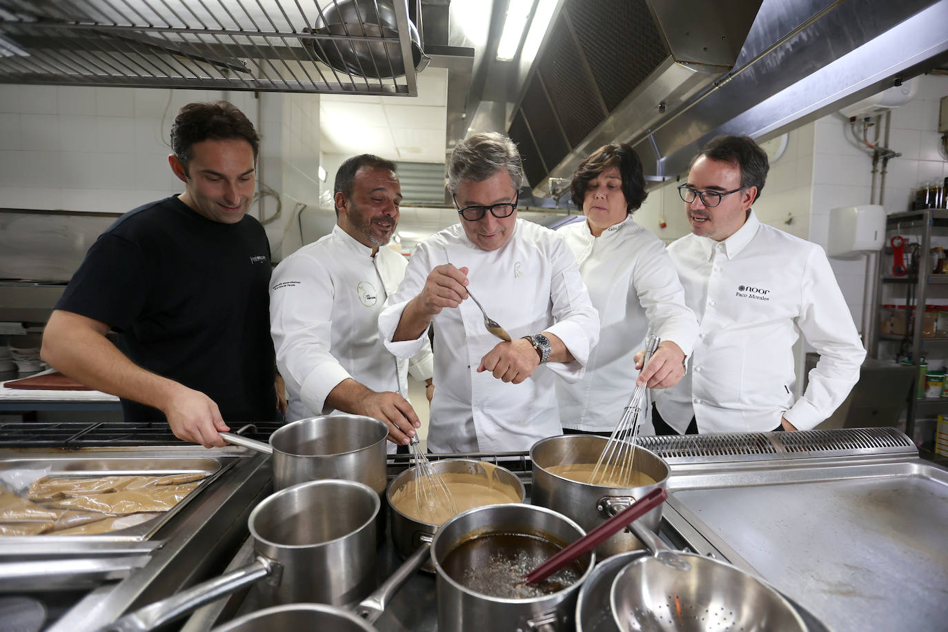 Fotos: La cena de Paco Morales y sus amigos en el Córdoba Califato Gourmet