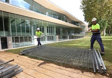 La Biblioteca del Estado de Córdoba luce ya sin vallas y se aproxima su largamente esperada apertura