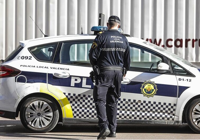 Imagen de archivo de un agente de la Policía Local de Valencia