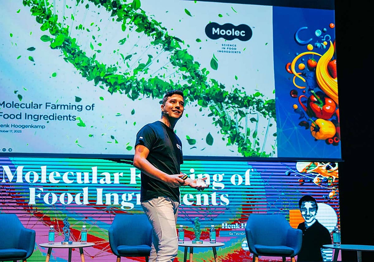 Imagen de Henk Hoogenkamp durante el Valencia Food Summit