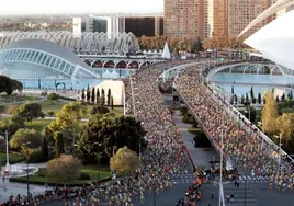 Estas son todas las calles cortadas por el Medio Maratón Valencia 2023