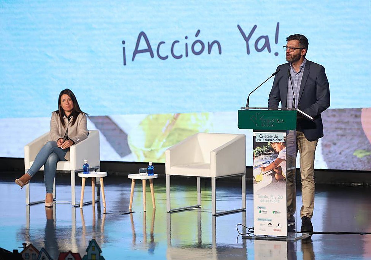 La consejera de Bienestar Social durante la clausura del congreso celebrado en Toledo