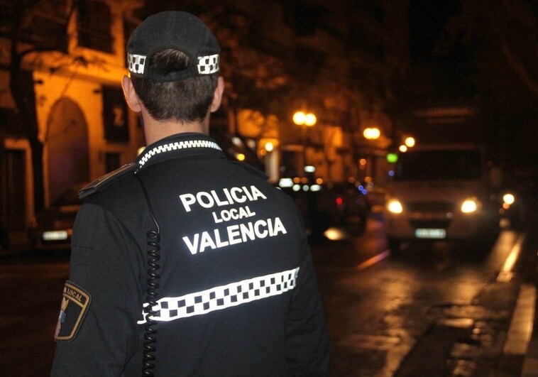 Imagen de archivo de un agente de la Policía Local de Valencia