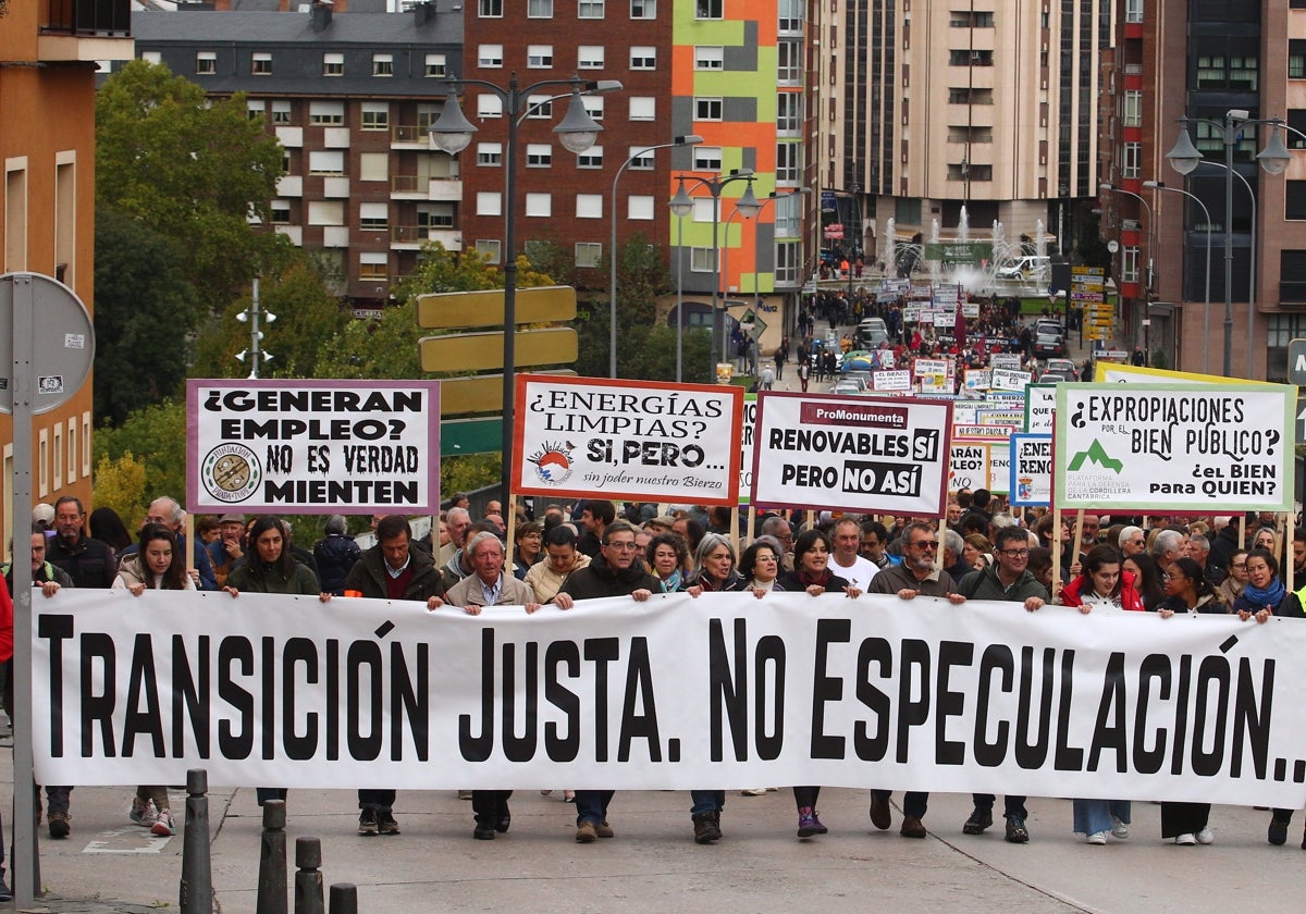 Manifestación en Ponferrada