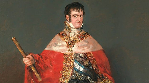 Fernando VII pintado por Goya