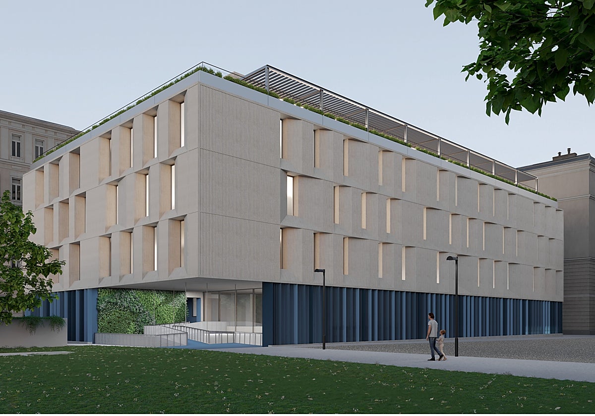 Proyecto del nuevo edificio que construirá Marina de Empresas junto a las Atarazanas de Valencia