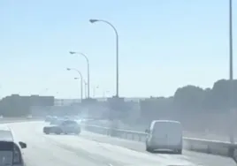 Dos conductores detenidos tras picarse en la M-40 y hacerse viral un vídeo de su colisión