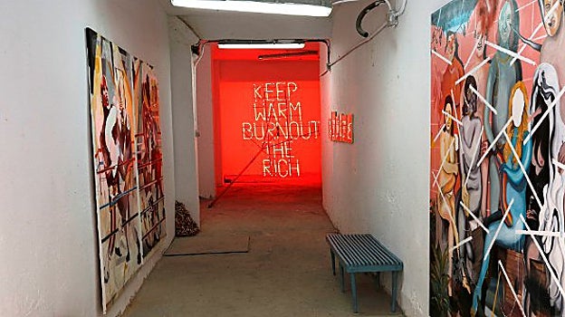 Una de las galerías de arte ubicadas en Carabanchel