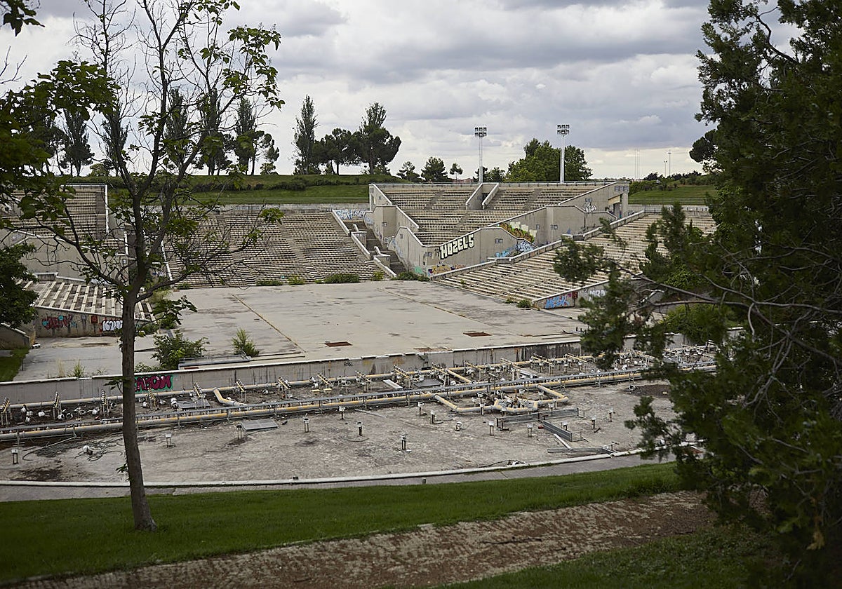 El auditorio Juan Carlos I, abandonado