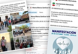 A la manifestación de la Marea Blanca a costa del dinero público: «El autobús es gratis, lo paga el Ayuntamiento»