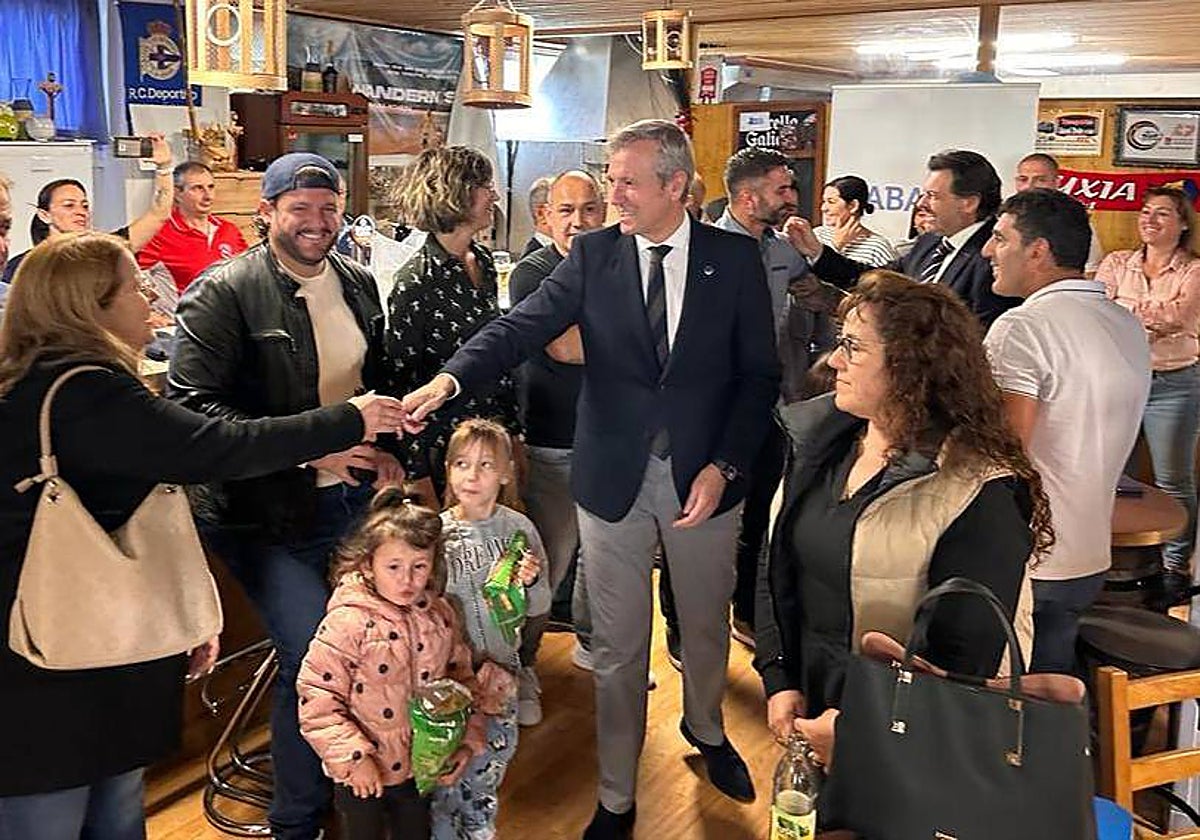 El presidente de la Xunta, Alfonso Rueda, el sábado en una visita a Liechtenstein