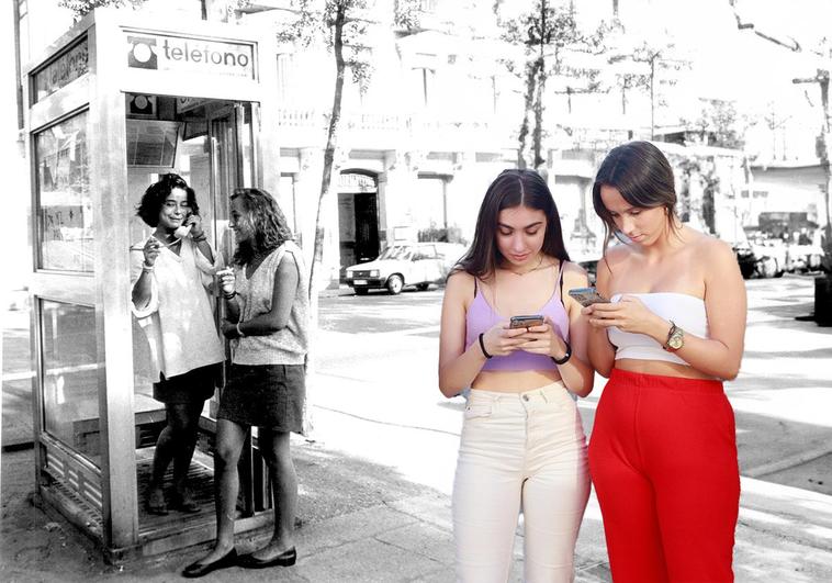 La &#039;mili&#039;, fumar en la oficina y cabinas telefónicas en cada esquina: así ha cambiado España desde 1986