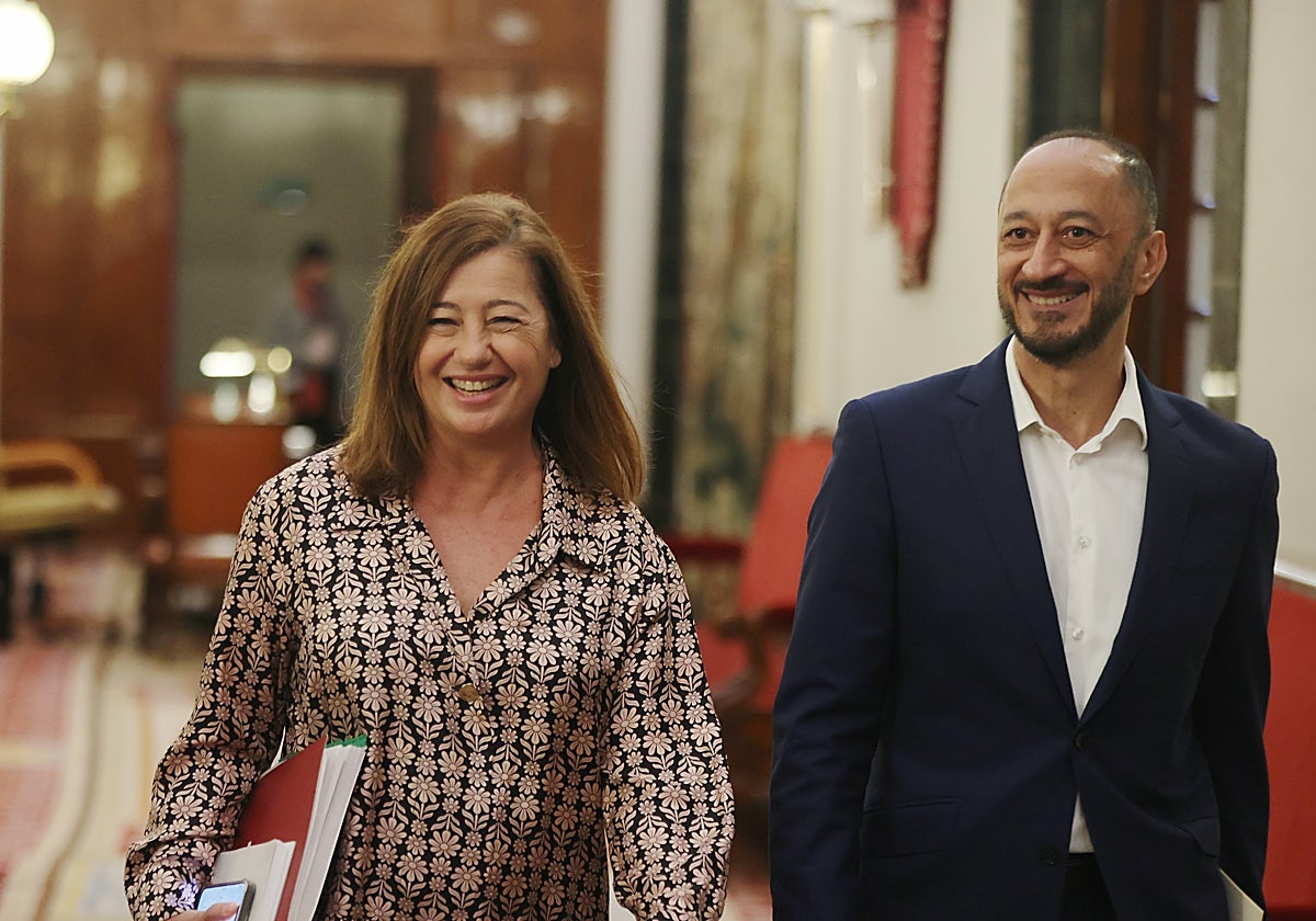 Armengol junto a Gómez de Celis