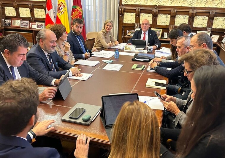 Junta de Gobierno Local en el Ayuntamiento de Valladolid