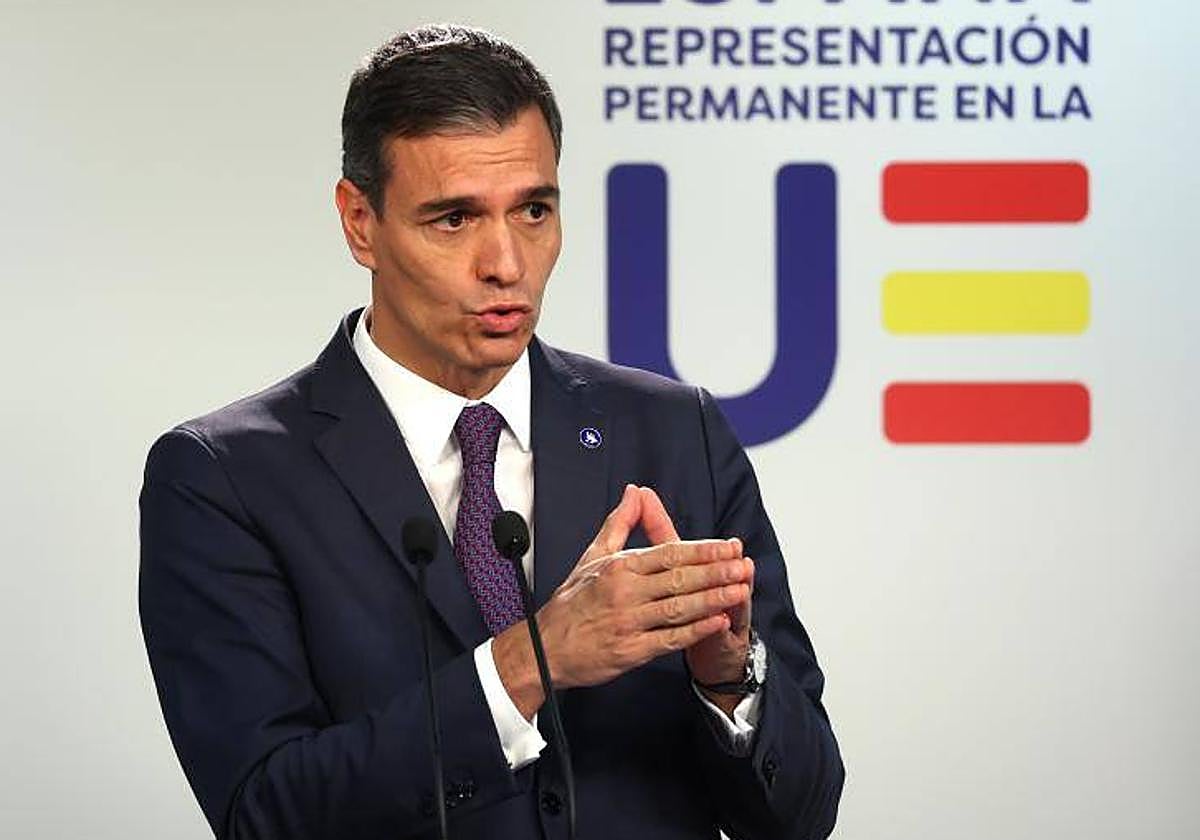 El presidente del Gobierno en funciones, Pedro Sánchez