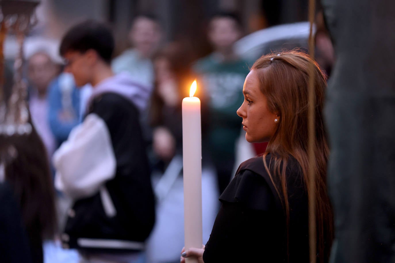 Fotos: Sobriedad y recogimiento en la procesión de la Virgen del Amparo en Córdoba