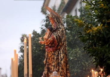 Fotos: Sobriedad y recogimiento en la procesión de la Virgen del Amparo en Córdoba