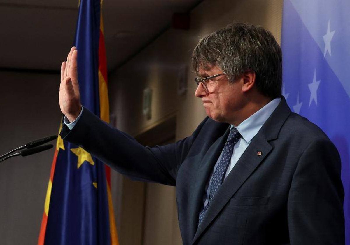 El expresidente catalán Carles Puigdemont, fugado en Bélgica