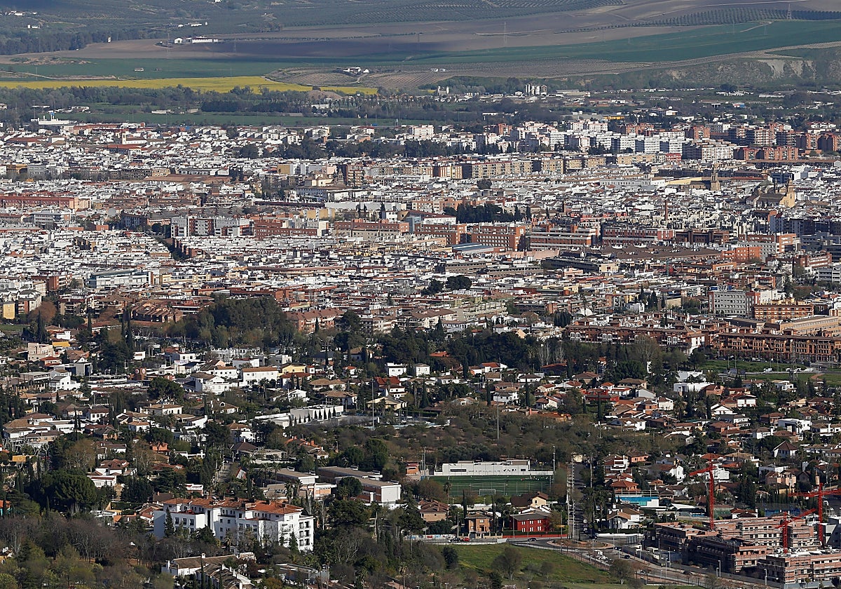 Vista panorámica de Córdoba desde las Ermitas