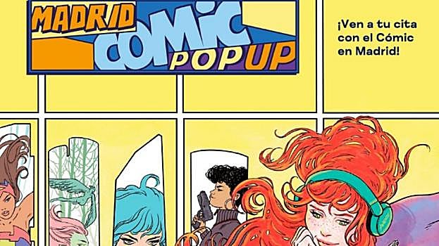 Cartel del Madrid Comic Pop Up 2023