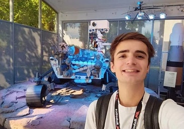 Juan García, el linarense de 22 años que ya ha cumplido su sueño de trabajar en la NASA