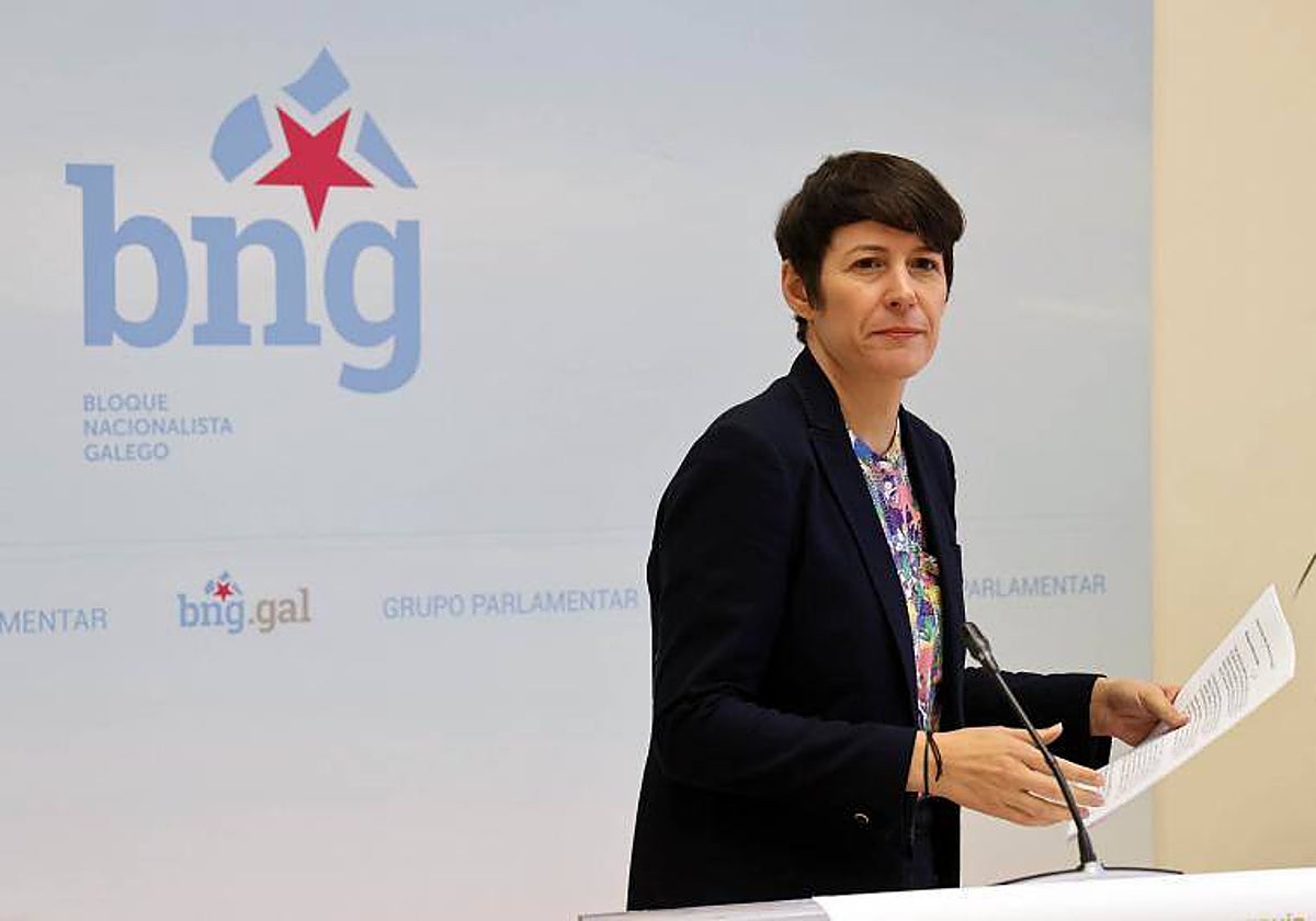 Ana Pontón, líder del BNG, en una imagen reciente