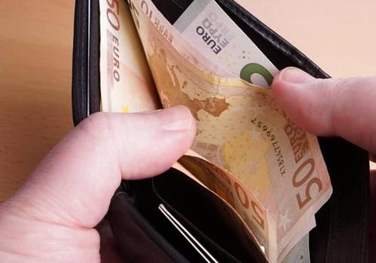 Imagen de archivo de una cartera