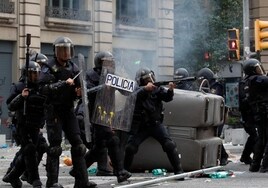 Policía y Guardia Civil se manifiestan en Barcelona contra la amnistía y en apoyo de sus compañeros procesados por el 1-O