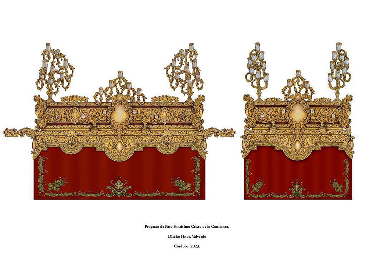 Proyecto del paso del Santísimo Cristo de la Confianza
