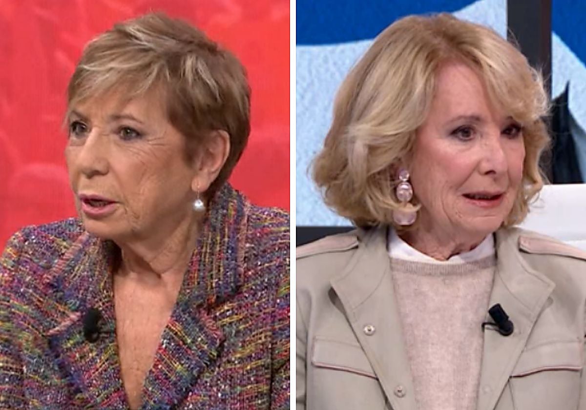 Celia Villalobos y Esperanza Aguirre