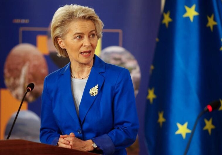 La presidenta de la Comisión Europea, Úrsula Von der Leyen