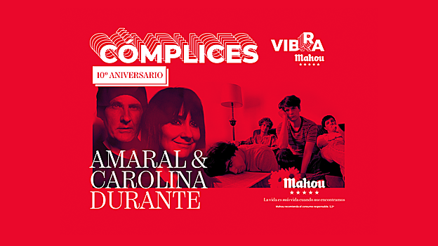 Cartel del concierto de Carolina Durante y Amaral en el Teatro Eslava