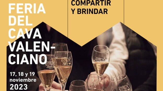 Imagen del cartel de la IX Feria del Cava Valenciano