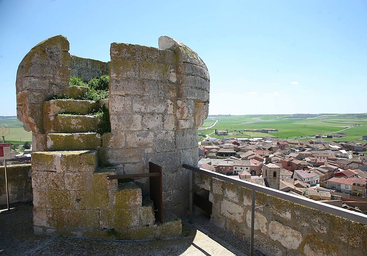 Torrelobatón, visto desde el Castillo, uno de los escenarios de la película