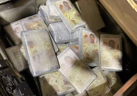 Alijo en Tarifa: 90 kilos de cocaína en pastillas con la foto de Al Pacino en 'El precio del poder'