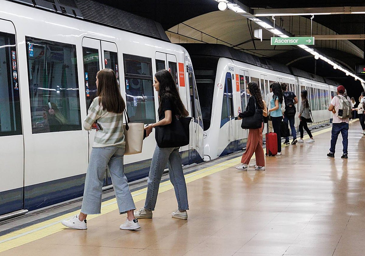 Una estación del Metro de Madrid