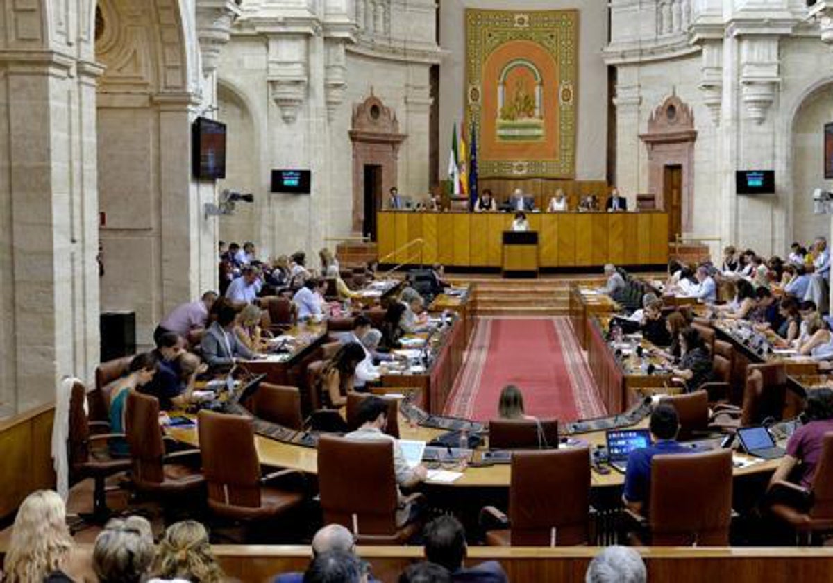 Pleno del Parlamento de Andalucía