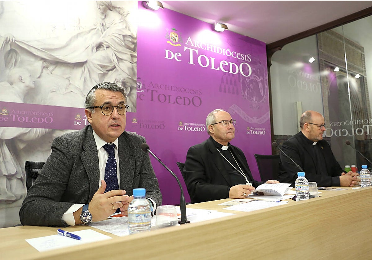 De izqda. a dcha. Anastasio Gómez, Francisco Cerro y Ángel Camuñas