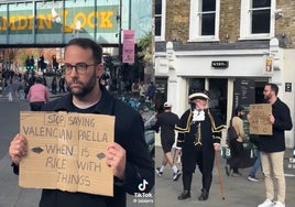 Tiktokers españoles viajan a Londres para implorar a los ingleses que dejen de usar este ingrediente en la paella